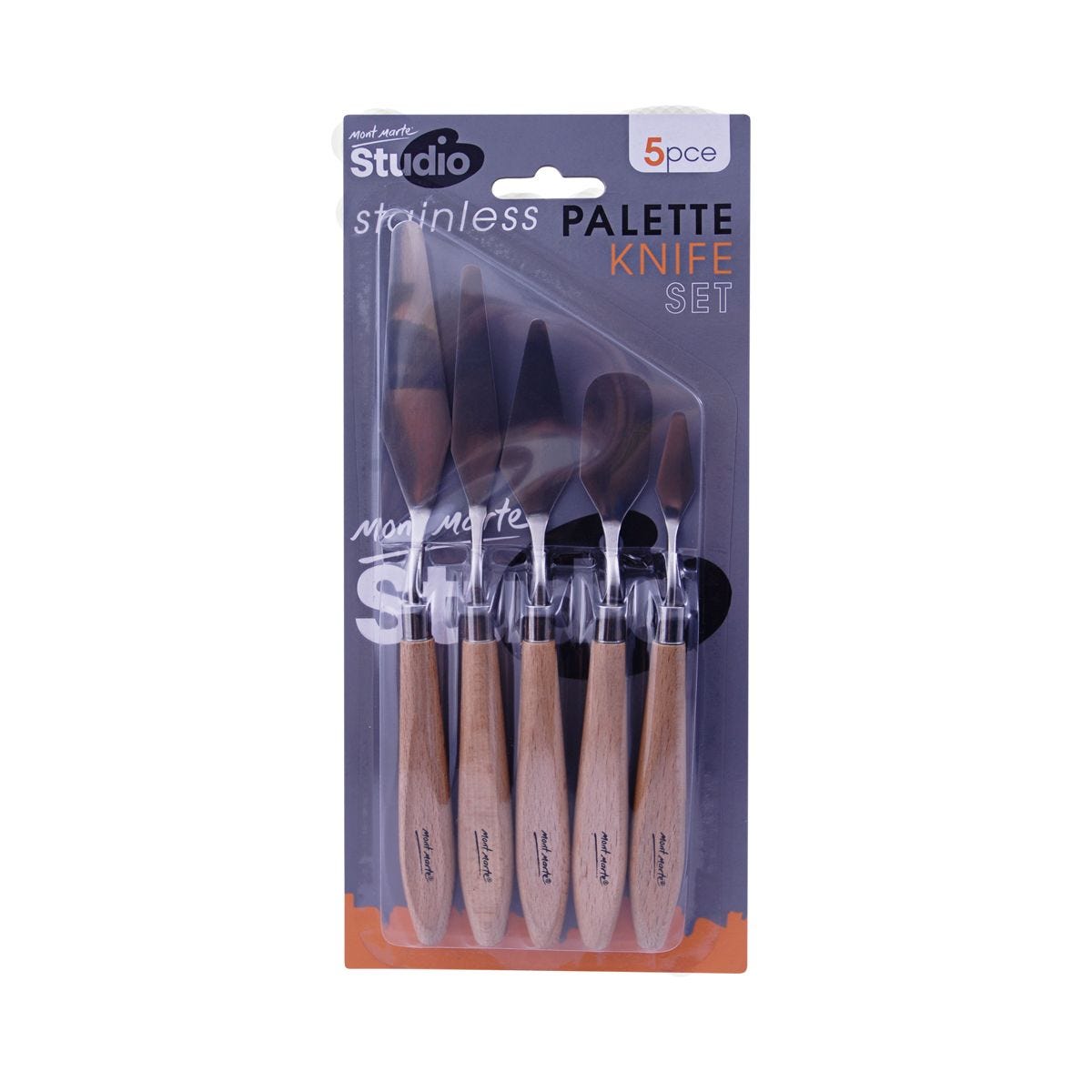 Metal Palette Knife Set - 6pc